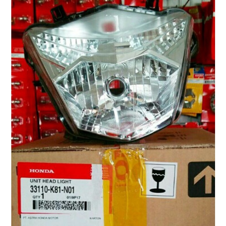 Lampu depan Beat Eco/ Beat FI new (Reflektor) ORIGINAL AHM