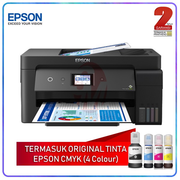 Printer Epson L14150 A3+ WiFi Print Scan Copy Duplex Fax - Infus Warna Printer A3 Printer InkJet Printer Multifungsi Printer Scan A3 Printer Copy A3