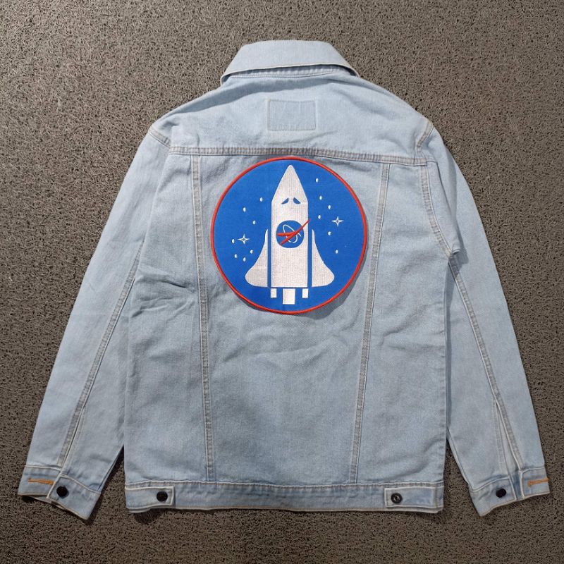 Backpatch bordir / Emblem bordir besar NASA premium best quality