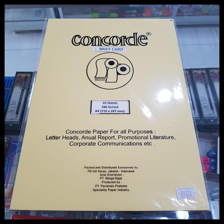 

BEST DEAL KERTAS CONCORDE A4 160GR !!!!!