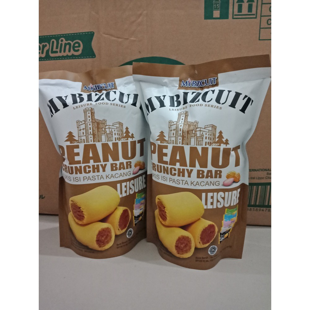 

Mybizcuit peanut crunchy bar kukis isi pasta kacang 100 g