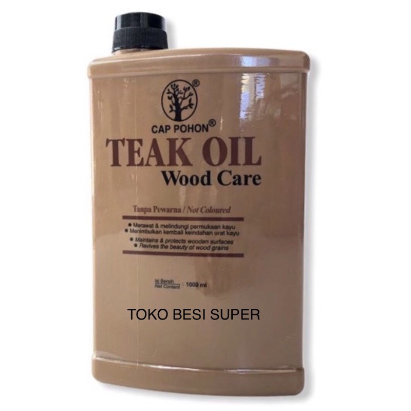 Teak Oil Cap Pohon 1000ml Shopee Indonesia