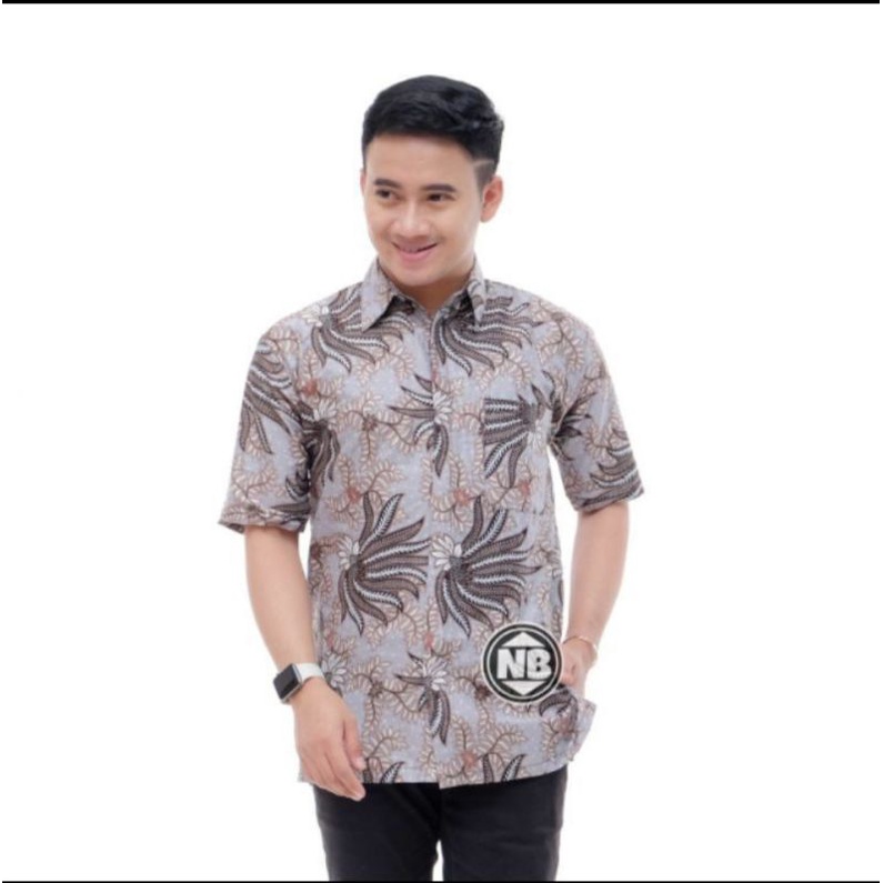 Atasan Batik Wanita Kerja Jumbo Dolby Dolbi Dobby Doby Modern dan Terbaru 2020-Kemeja