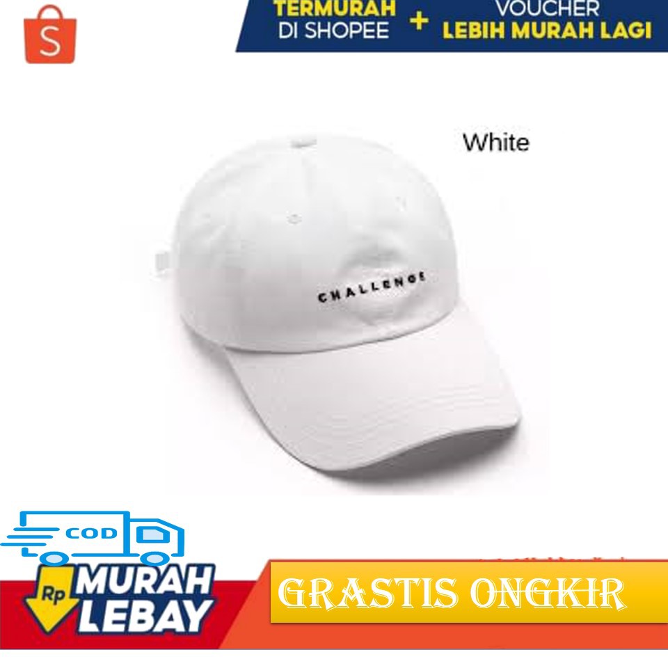 topi baseball pria original distro Challenge Kekinian Murah Bordir Gaya Korea