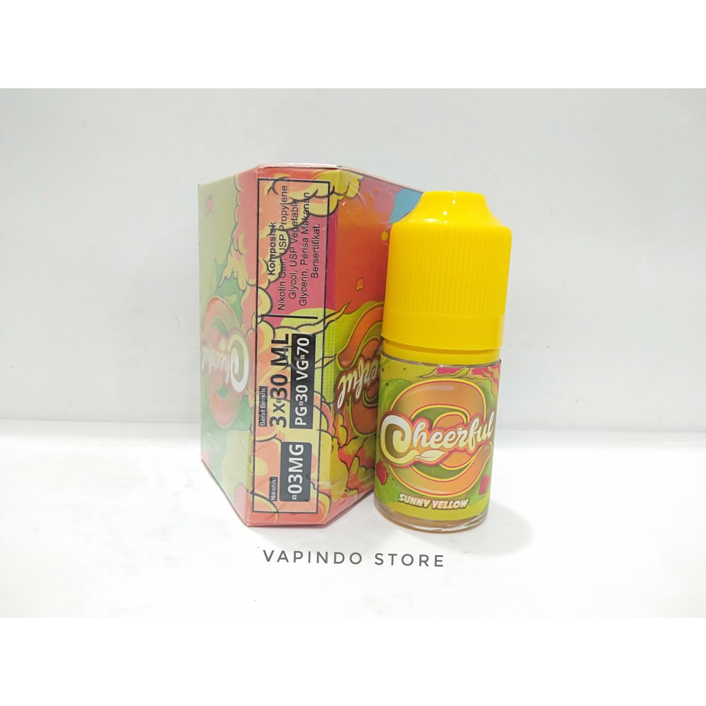 CHEERFUL SUNNY YELLOW MANGO WATERMELON 30ML 3MG ULTIMA SAUCE DRINN LAB