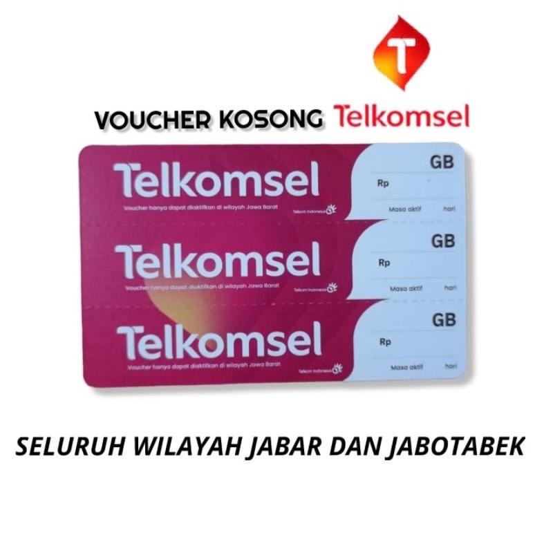 Voucher  Kosong TELKOMSEL Jabar-Jabodetabek