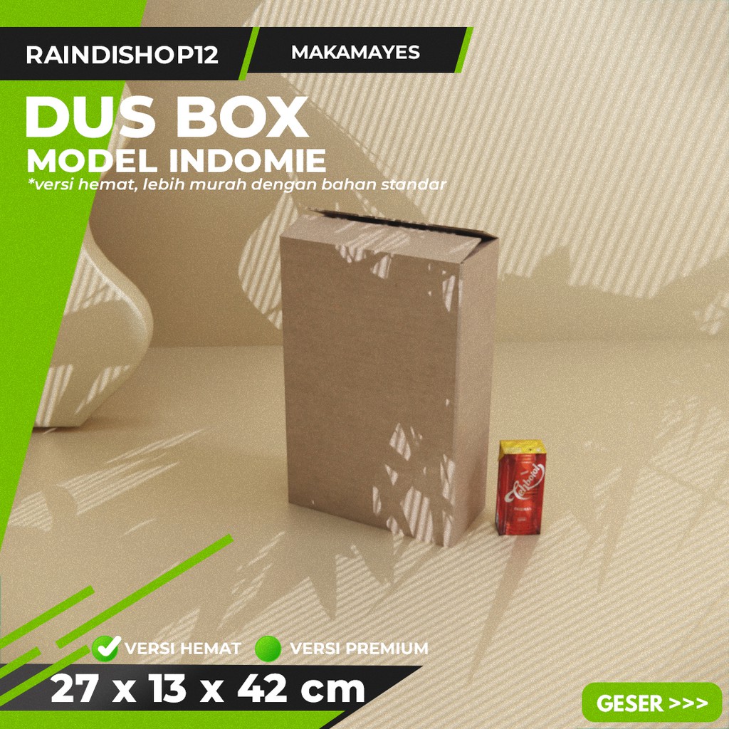 

BOX 27 X 13 X 42 CM KARDUS KOTAK KEMASAN PACKAGING KADO POLOS