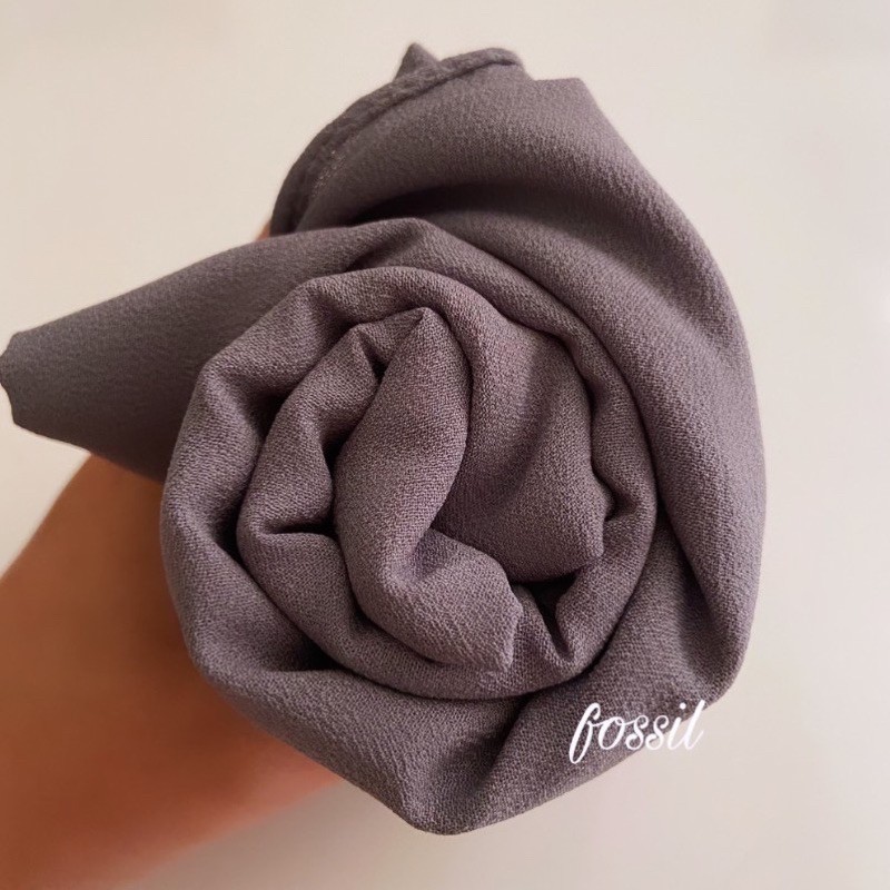 pashmina instan giona giani JAHIT TEPI RAPI / pasmina instan / hijab instan-Fossil