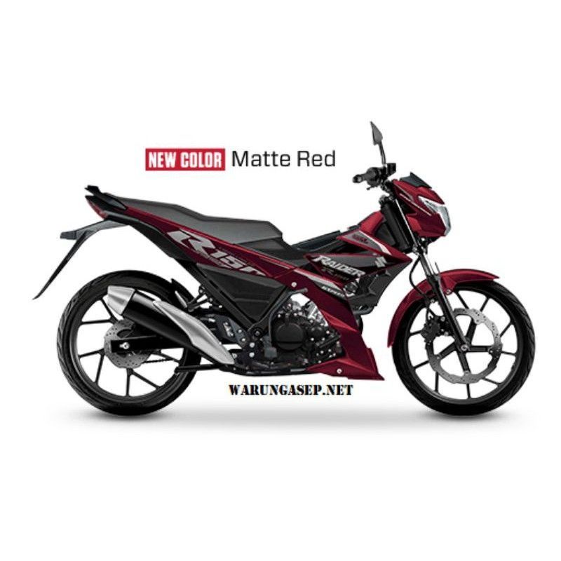 striping sticker standar Suzuki Satria Fu fi original raider 2019 matte red