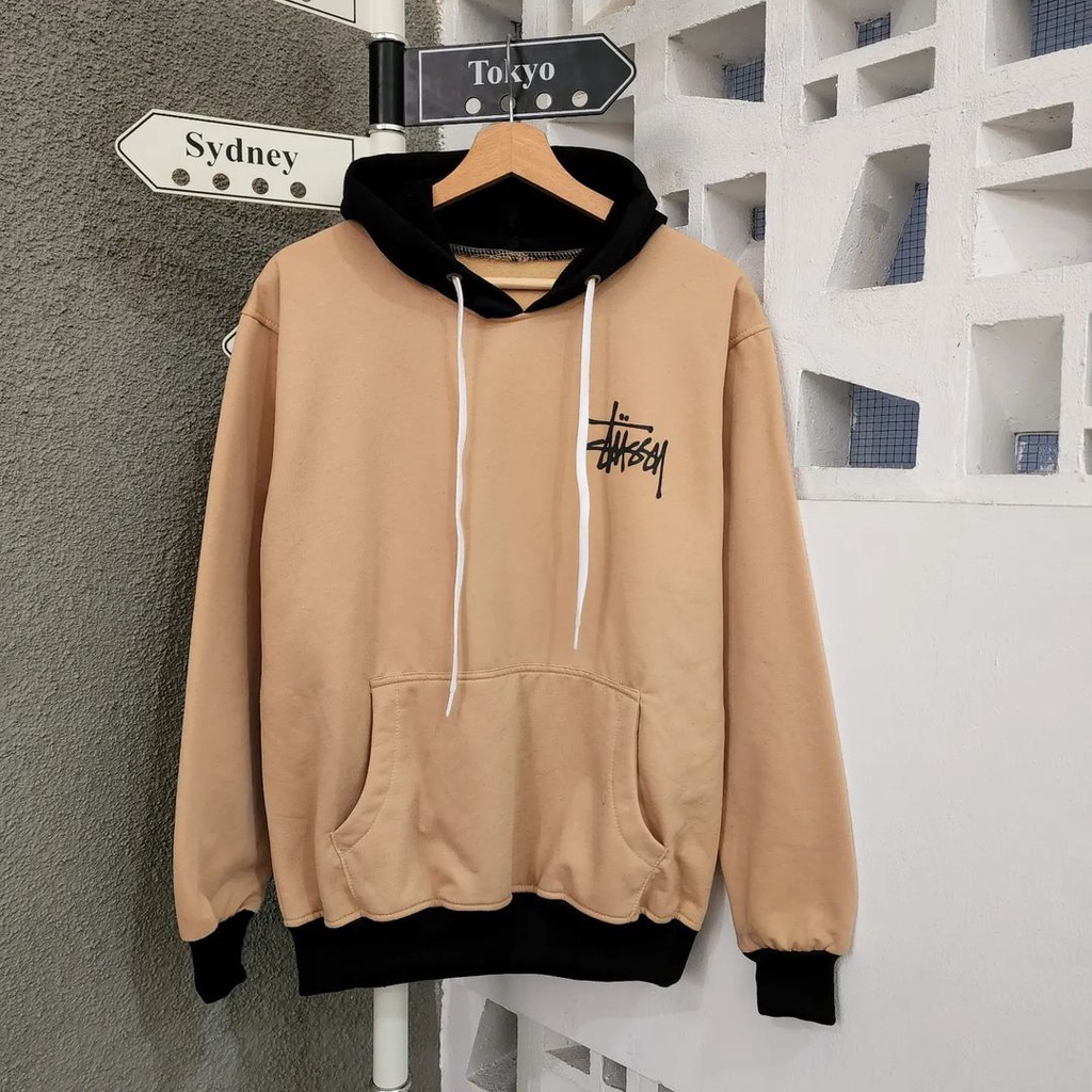 STUSI COMBIE Hoodie Sweater Oversize FLEECE | Atasan Cowo Jacket Combie Terbaru Keren Korean Style