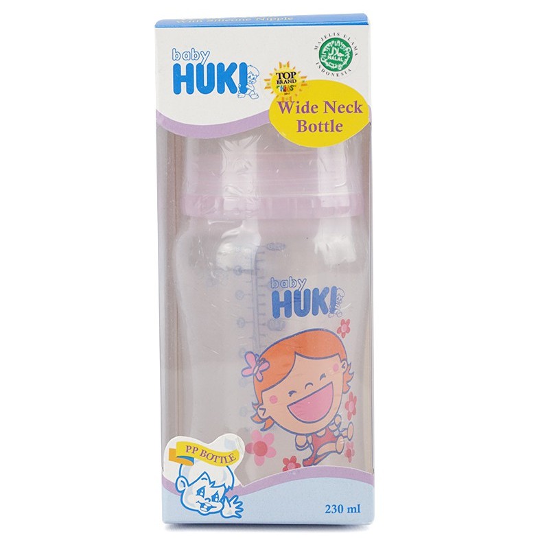 botol susu huki wide neck 140ml dan 230ml