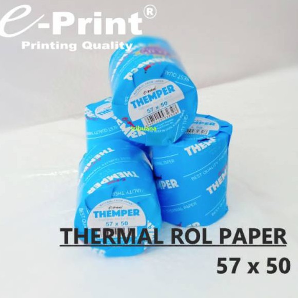 

Kertas Thermal 57x50 merk E-Print (isi 10 roll)
