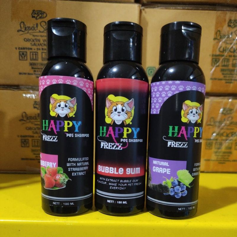 Happy Pet shampoo kucing 100ml