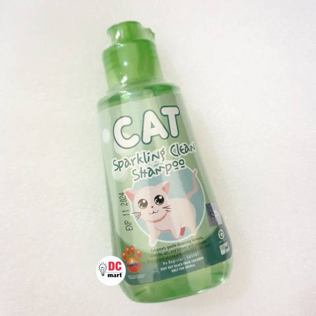 SPARKLING CLEAN CAT Shampo Hewan 150mL / Shampoo anjing kucing musang kelinci RAID ALL