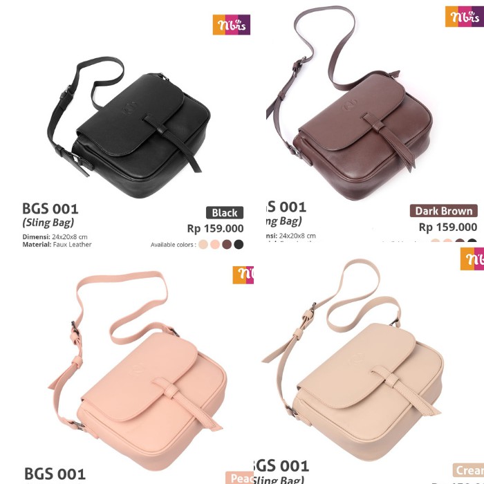 [BISA COD] NEW TAS SLEMPANG NIBRAS BGS 001 TERBARU LEBARAN 2021