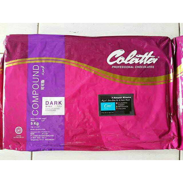 Colatta dark / coklat blok colatta dark 5kg