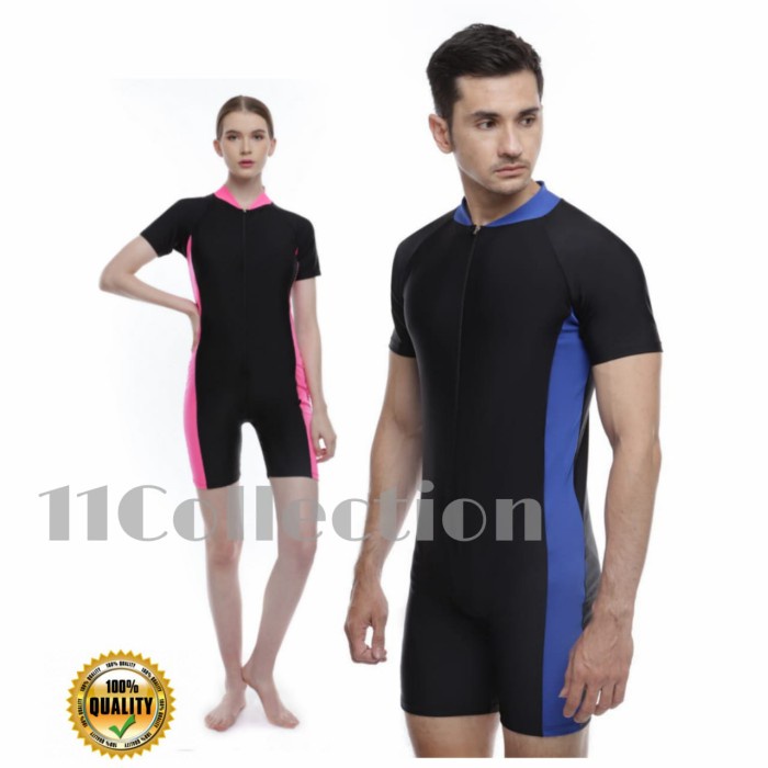 Baju Renang Wanita Baju renang wanita dan pria dewasa. Diving dewasa pria dan wanita - Biru, M(T1O8)