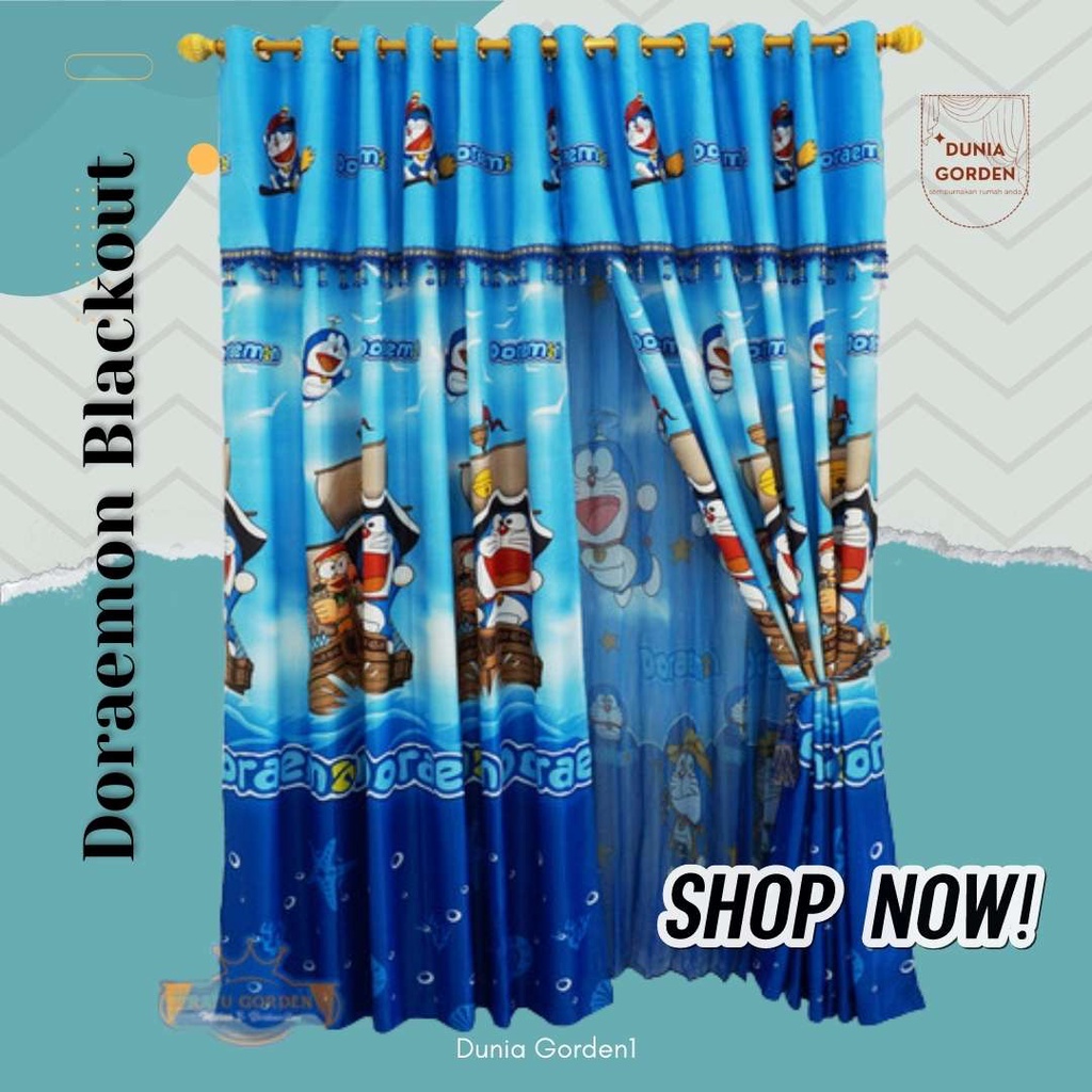 Gorden Motif Doraemon Gorden Blackout Doraemon Gorden Jendela Doraemon Gorden Pintu Doraemon Gorden 