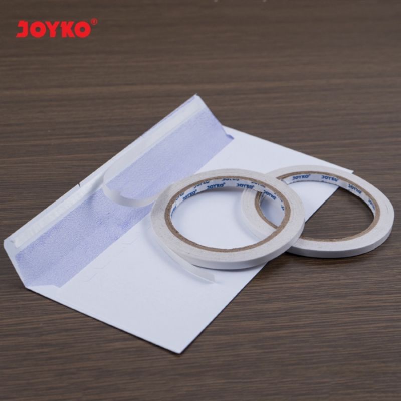 Double joyko 6mm joyko Sided Tape Perekat 2 Sisi Joyko 6 mm x 15 yard solasi double tape joyko