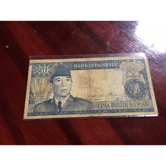 Uang Kuno 5 Rupiah Soekarno 1960 VF