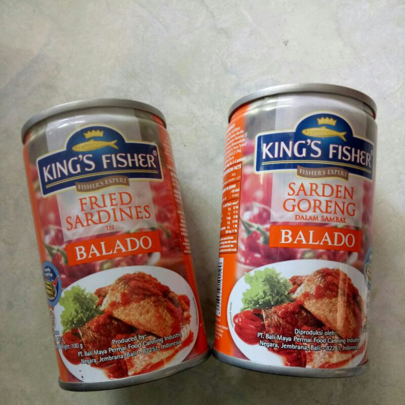 

king's fisher sarden balado 155gr