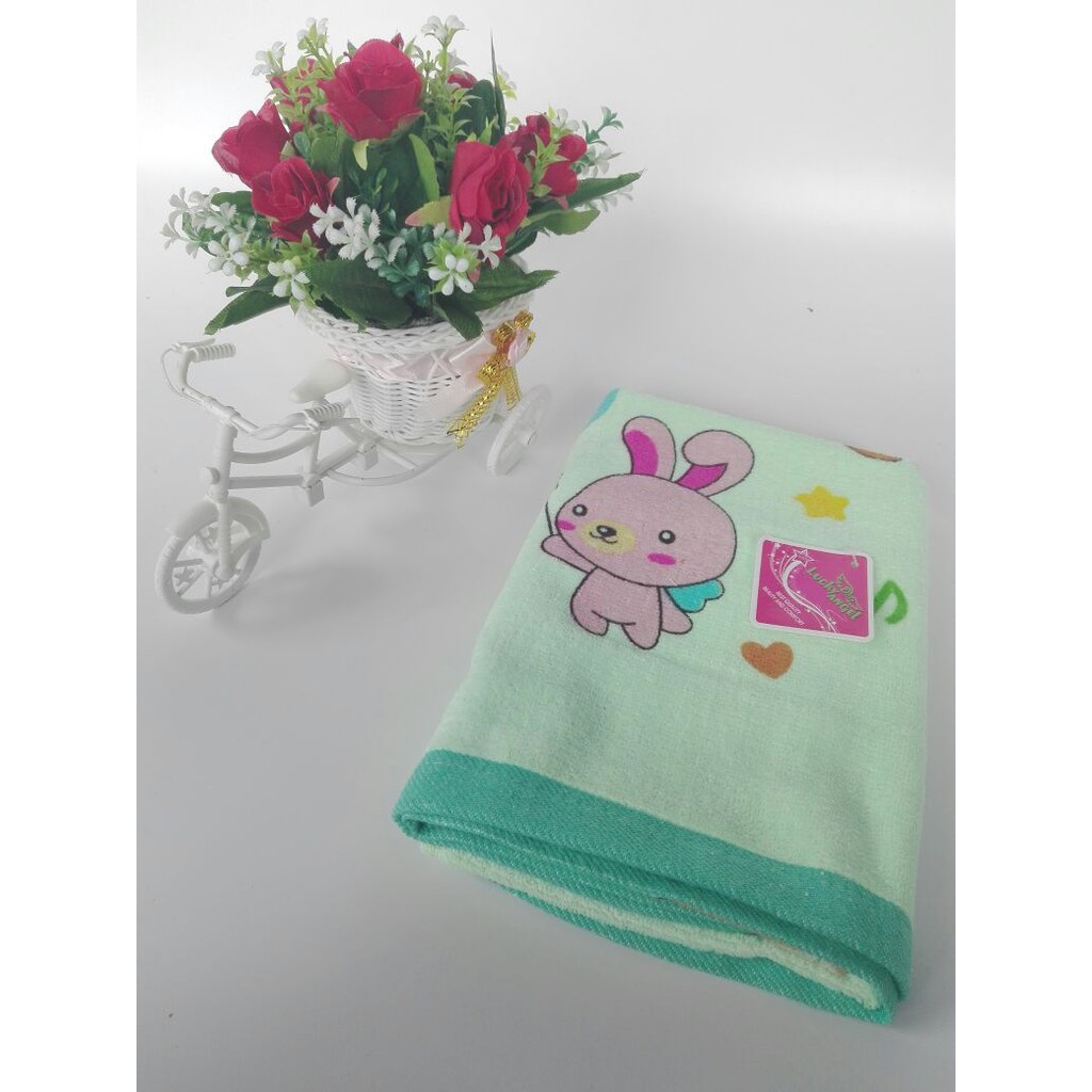 Handuk bayi lovely bahan halus 102x54cm