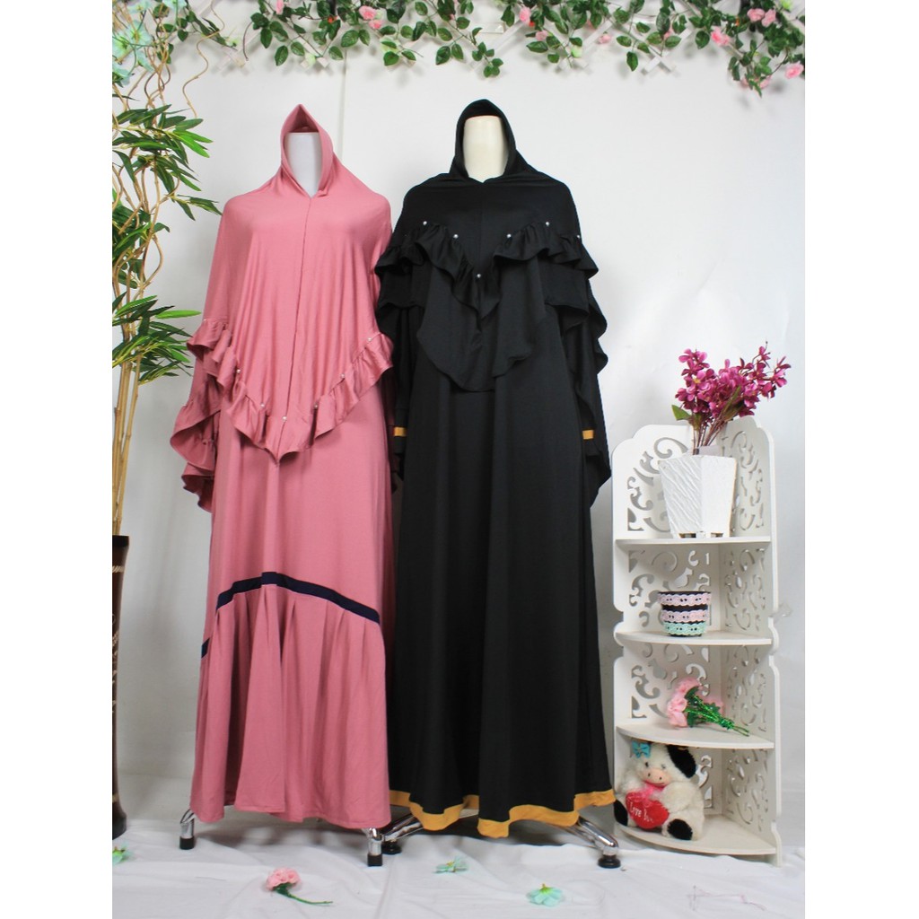 GAMIS SET SYARI JERSEY rempel SET LISTIANI