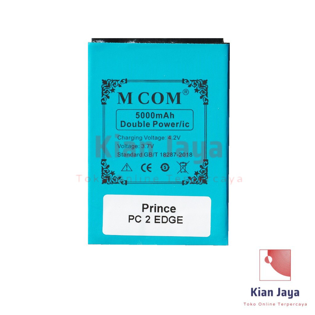 MCOM Baterai Hp Prince PC 2 EDGE Original Double Power Batre Batrai Battery Ori