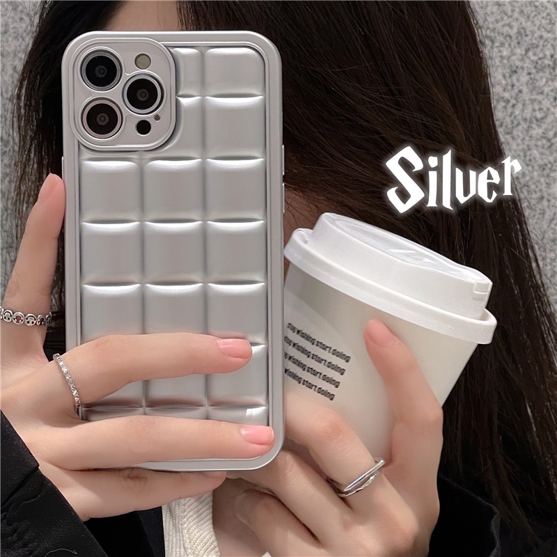 Soft Case Hp Tahan Goncangan Model Simpel Untuk iPhone 14 / 11 / 13 / 12pro / X / XS Max / XR