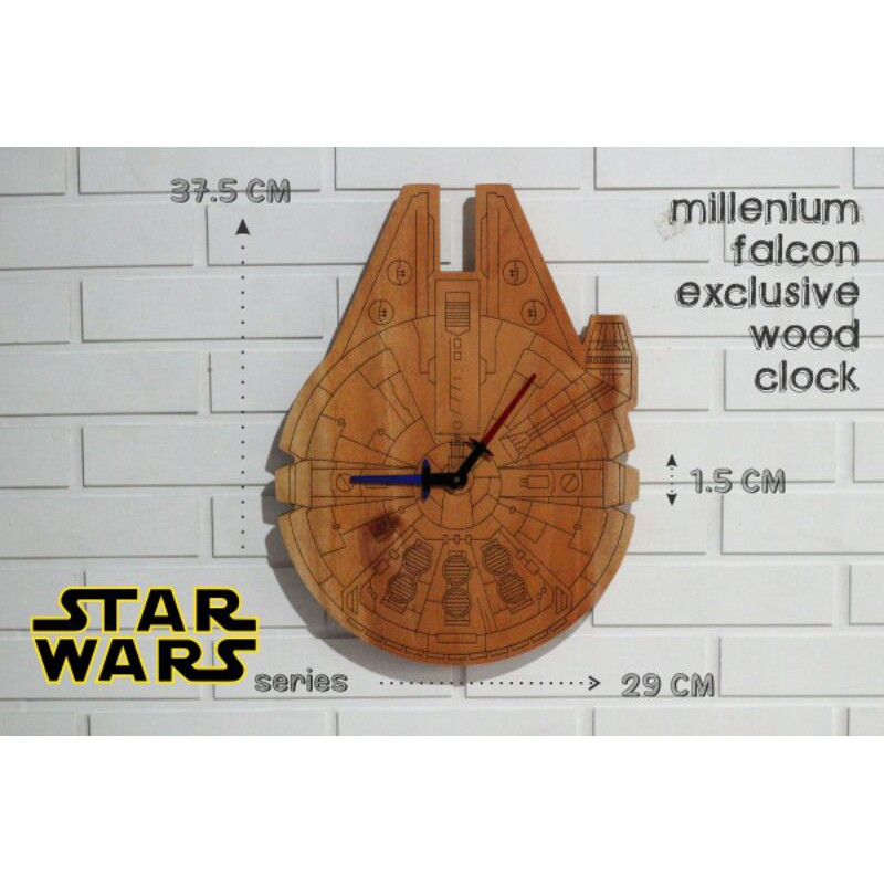 Jam Dinding Millenium Falcon Besar