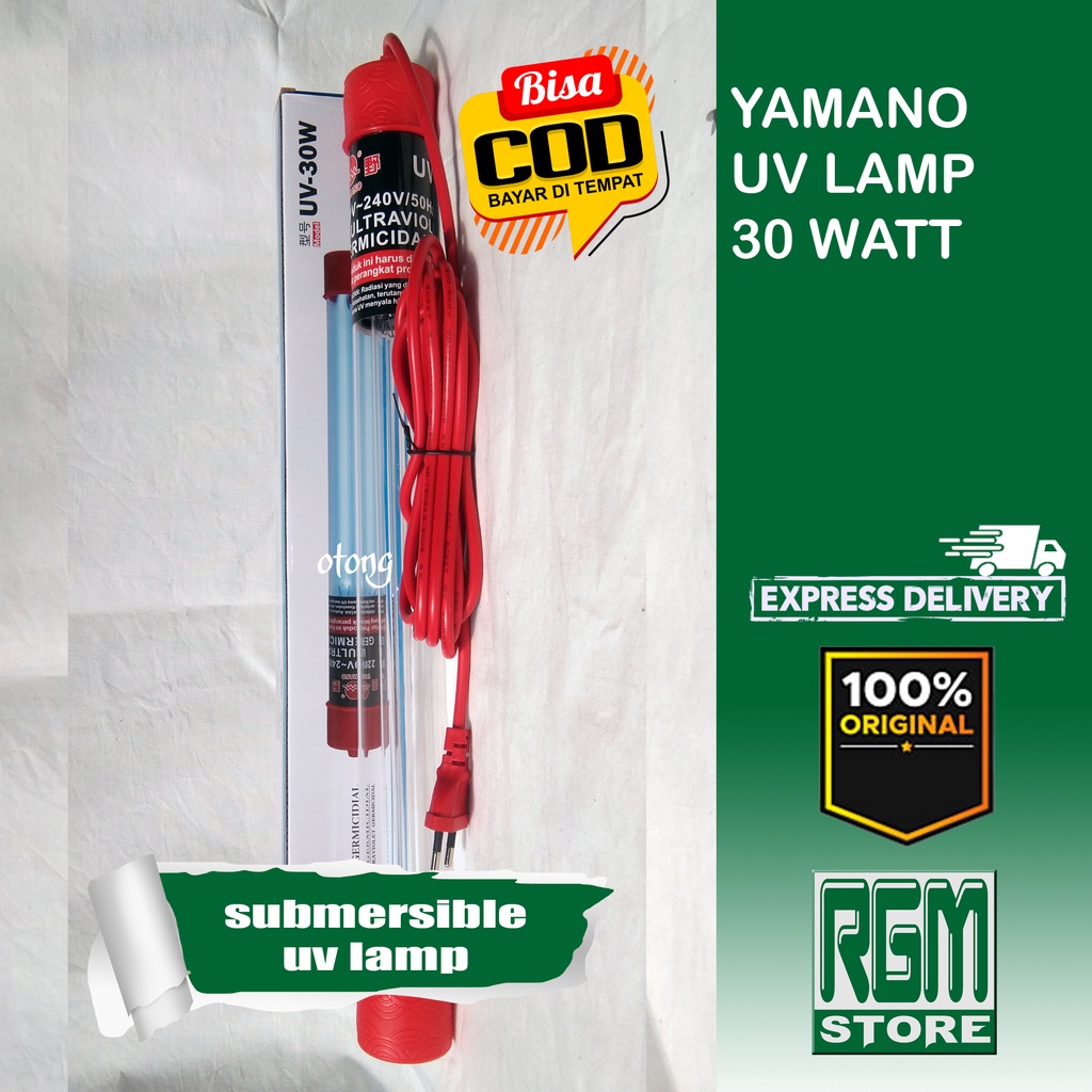 YAMANO UV 30W 30 watt Lampu UltraViolet GERMICIDAL LAMP Aquarium Kolam