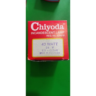 Jual Lampu Pijar Chiyoda Watt V Ps Clear Shopee Indonesia