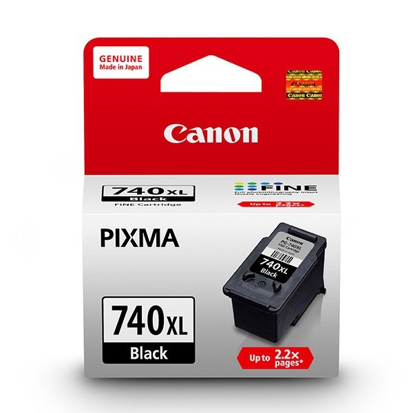 CARTRIDGE CANON PG 740 XL BLACK / TINTA CATRIDGE CANON PG740XL HITAM ORIGINAL - RESMI