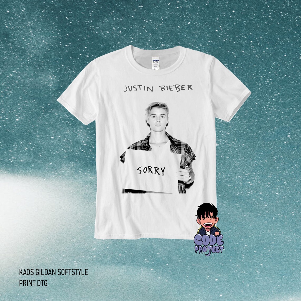 JUSTIN BIEBER - kaos justin bieber - kaos justin bieber sorry - kaos justin bieber