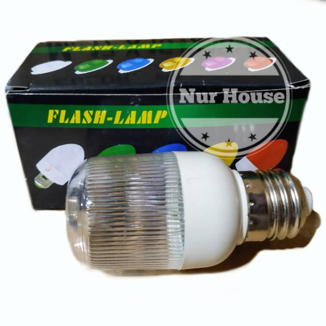 lampu kedip kedip led blitz flash lampu peringatan lampu perhatian tempel e27