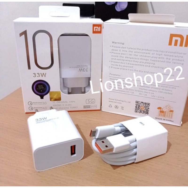 ORIGINAL TURBO CHARGER XIAOMI 33W TURBO MI 11 PRO NOTE 10 PRO POCO X3 PRO POCO F3