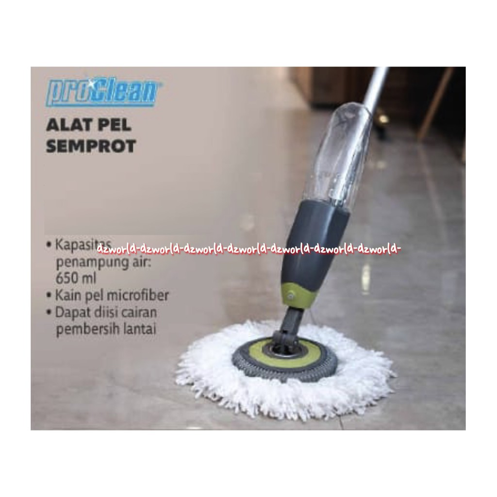 Proclean Spray Mop Pel Dengan Air Alat Pel Dengan Spray Pro Clean