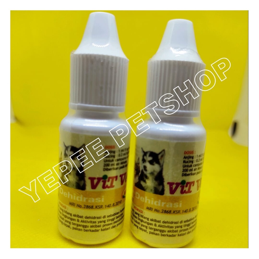 Vit Vet Obat Dehidrasi 10ml - Untuk Kucing & Anjing