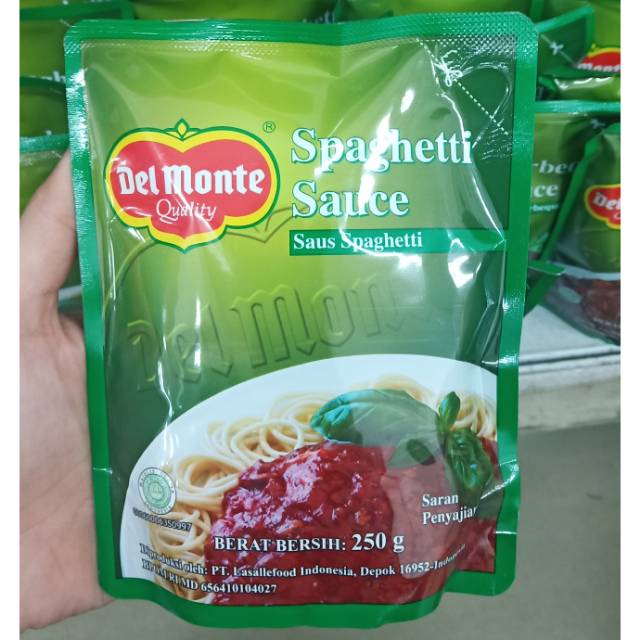 

DEL MONTE SPAGHETTI SAUCE 250 GR - SAUS SPAGETI PASTA