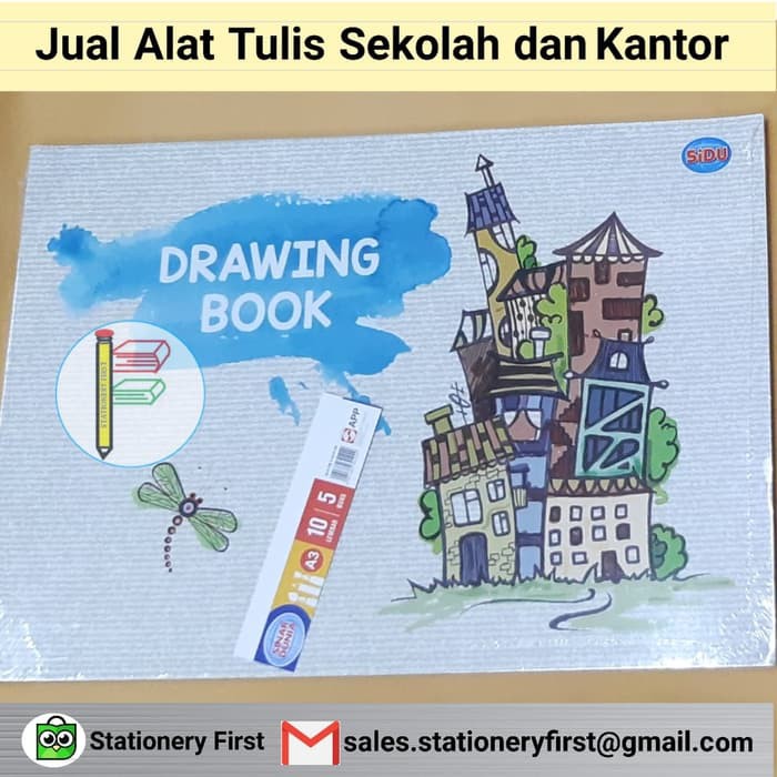 

Kiky Sketch Book - Papan Tulis Gambar - Lyra Sketch Book Buku Gambar Sinar Dunia Sidu A3 5 Buku