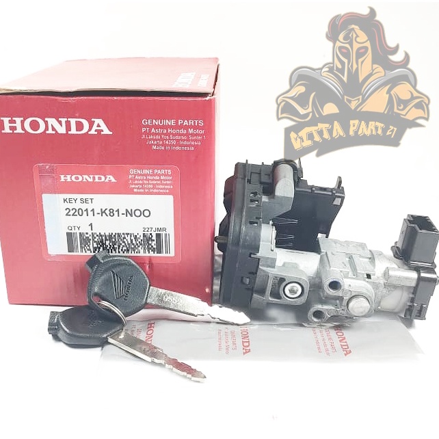 KUNCI KONTAK SET HONDA K1A KUALITAS ASLI ORIGINAL HONDA AHM BEAT SPORTY LED BEAT STREET LED SCOOPY NEW ESAF GENIO