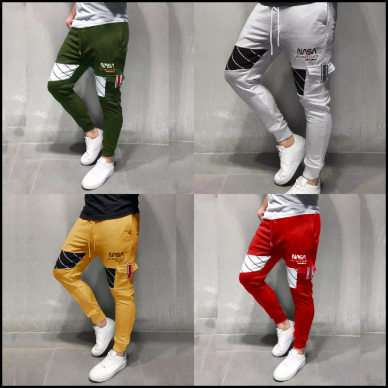 JOGGER PANTS NASA CELANA JOGER PANJANG PRIA DISTRO FASHION COWOK KEREN