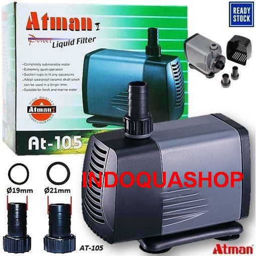 Atman At-105 Pompa Celup Air Aquarium / Kolam / Hidroponik At105