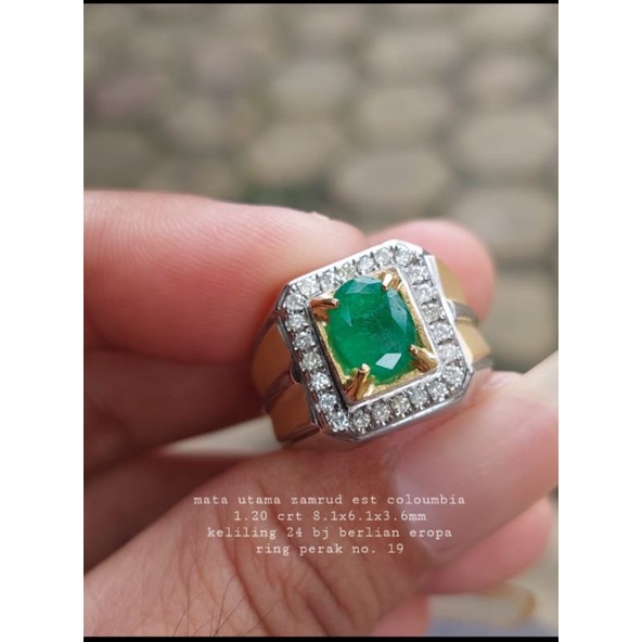 Cincin Berlian Zamrud