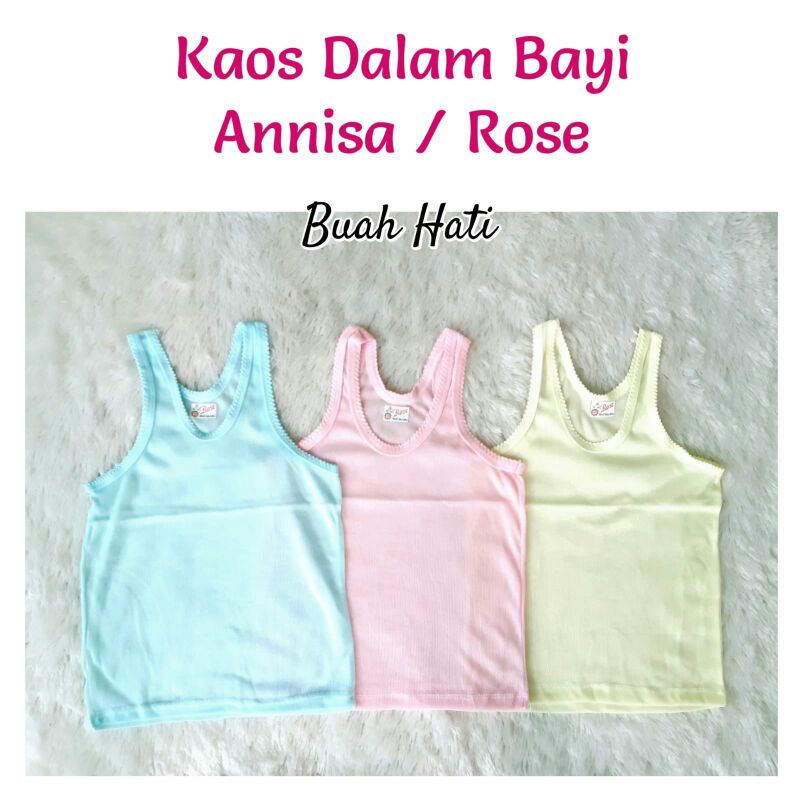 ISI6 KAOS DALEM NEW BORN ANAK MURAH ANNISA/ROSE