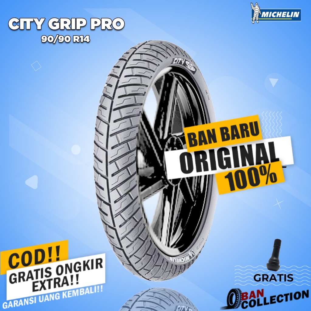 Ban Motor Matic // MICHELIN CITY GRIP PRO 90/90 Ring 14 Tubeless ban motor matic tubles ring 14 ban 