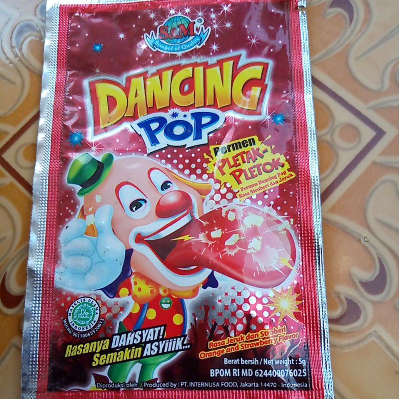 Dancing Pop Permen Popping Candy Pletak Pletok Pak Isi1 Pcs By Crr