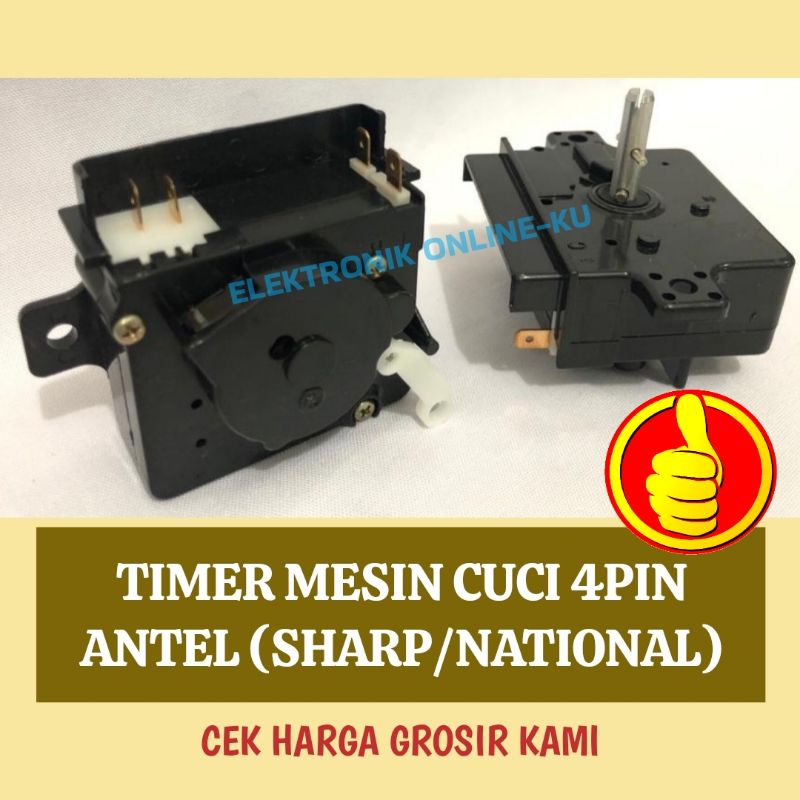 TIMER MESIN CUCI 4PIN ANTEL