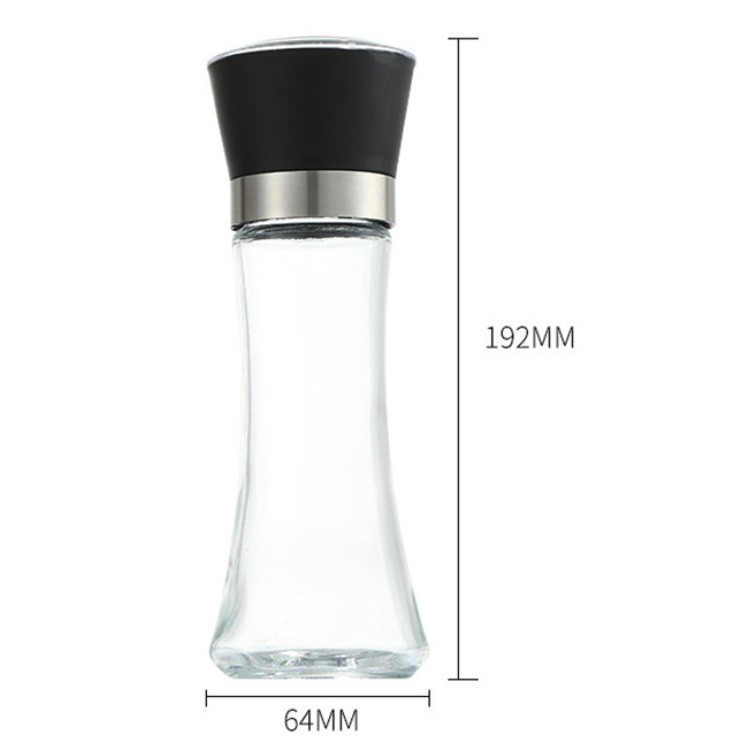 Adda Home - Botol Grinder Bumbu Lada Bubuk Garam Penggiling Pepper Mill Grinder Stainless