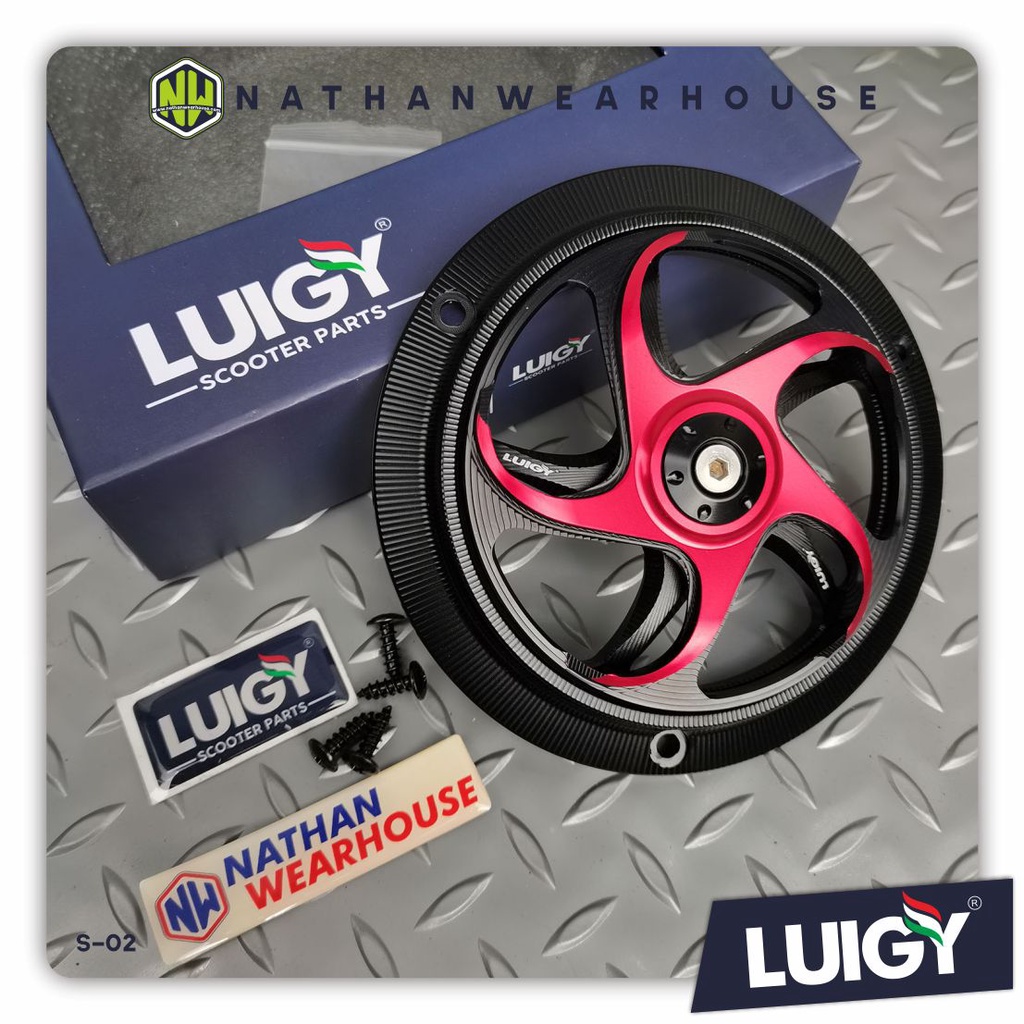 Cover Fan Tutup Kipas Spinner Luigy CNC Vespa Sprint Primavera GTS S LX LXV Beat Scoopy 02